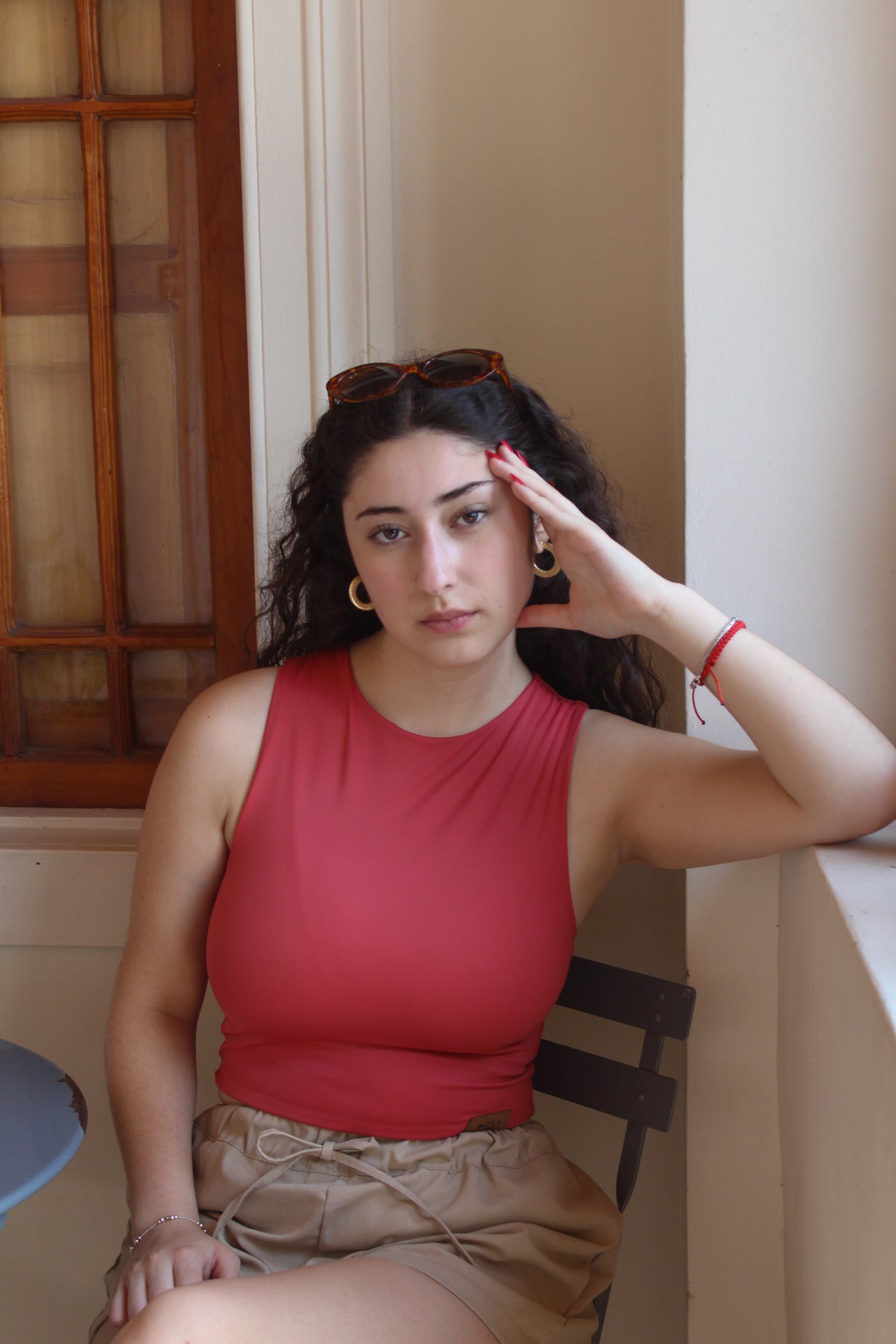 Top Halter Lune Coral