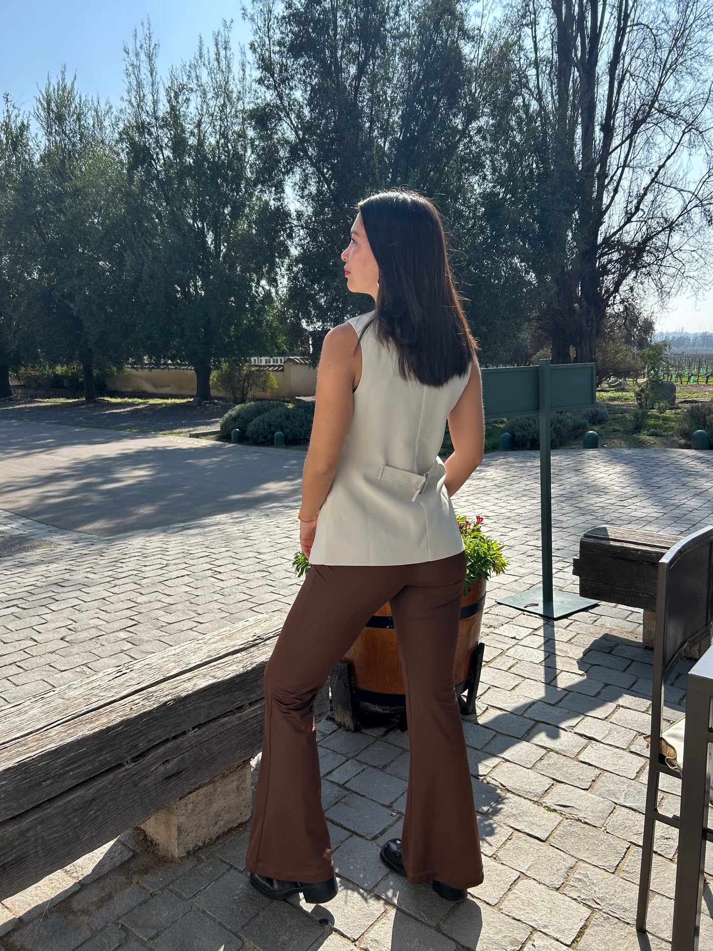 Flare Pant - Color Café