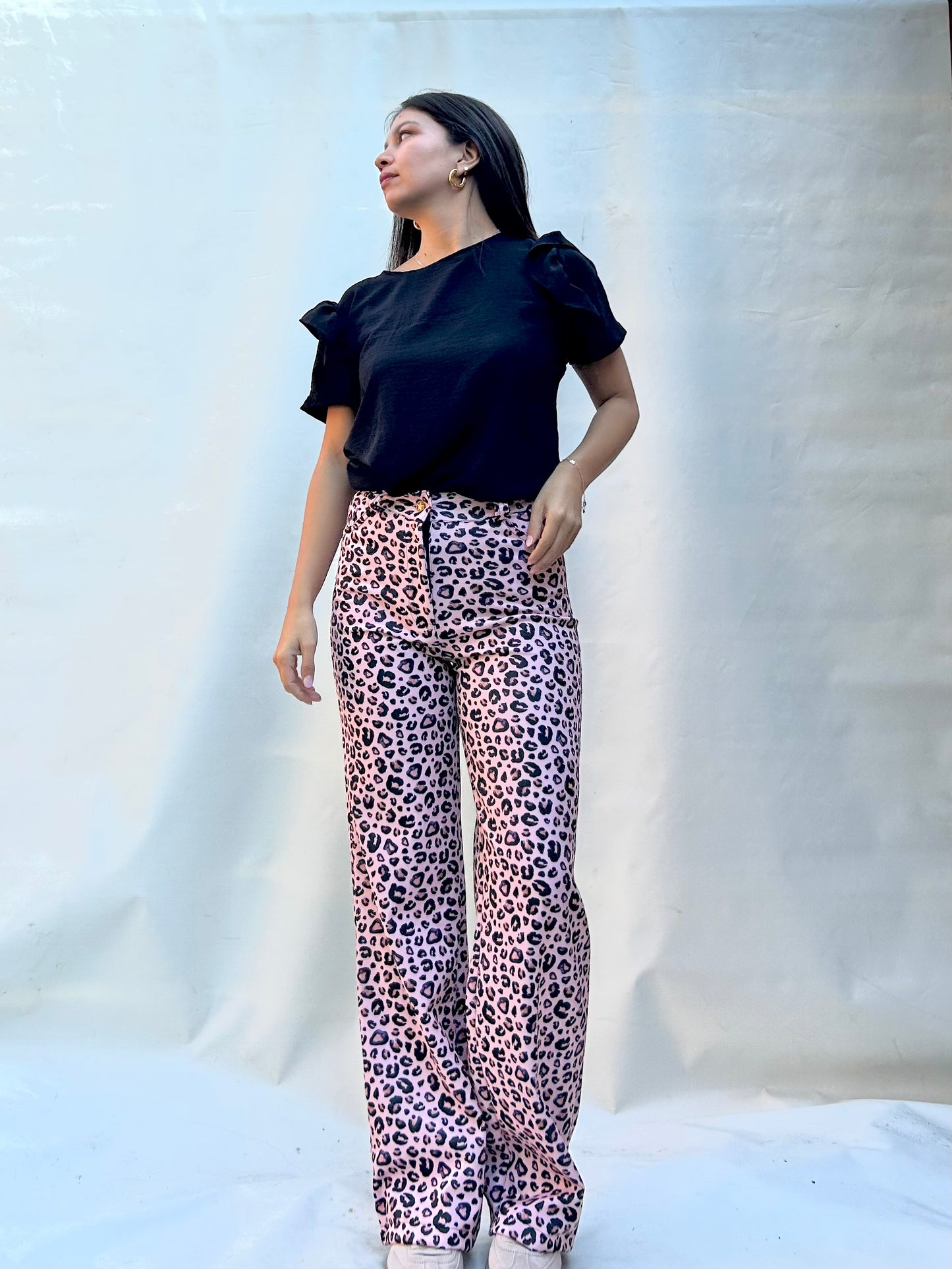 Pink Cheetah Pants