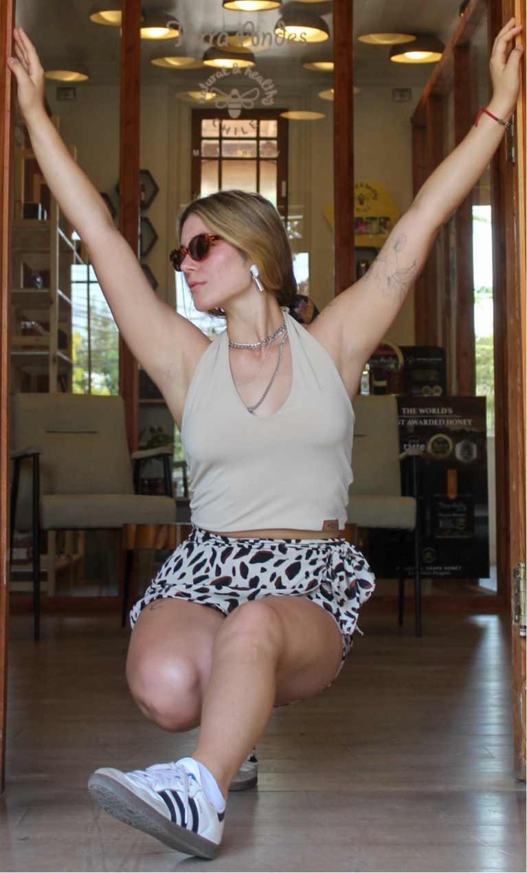 Top ajustable Lycra Brise Beige