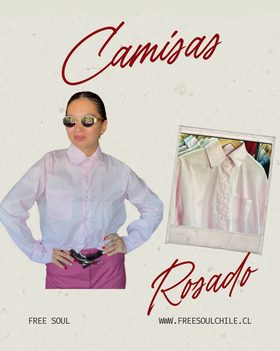 Camisa rosada