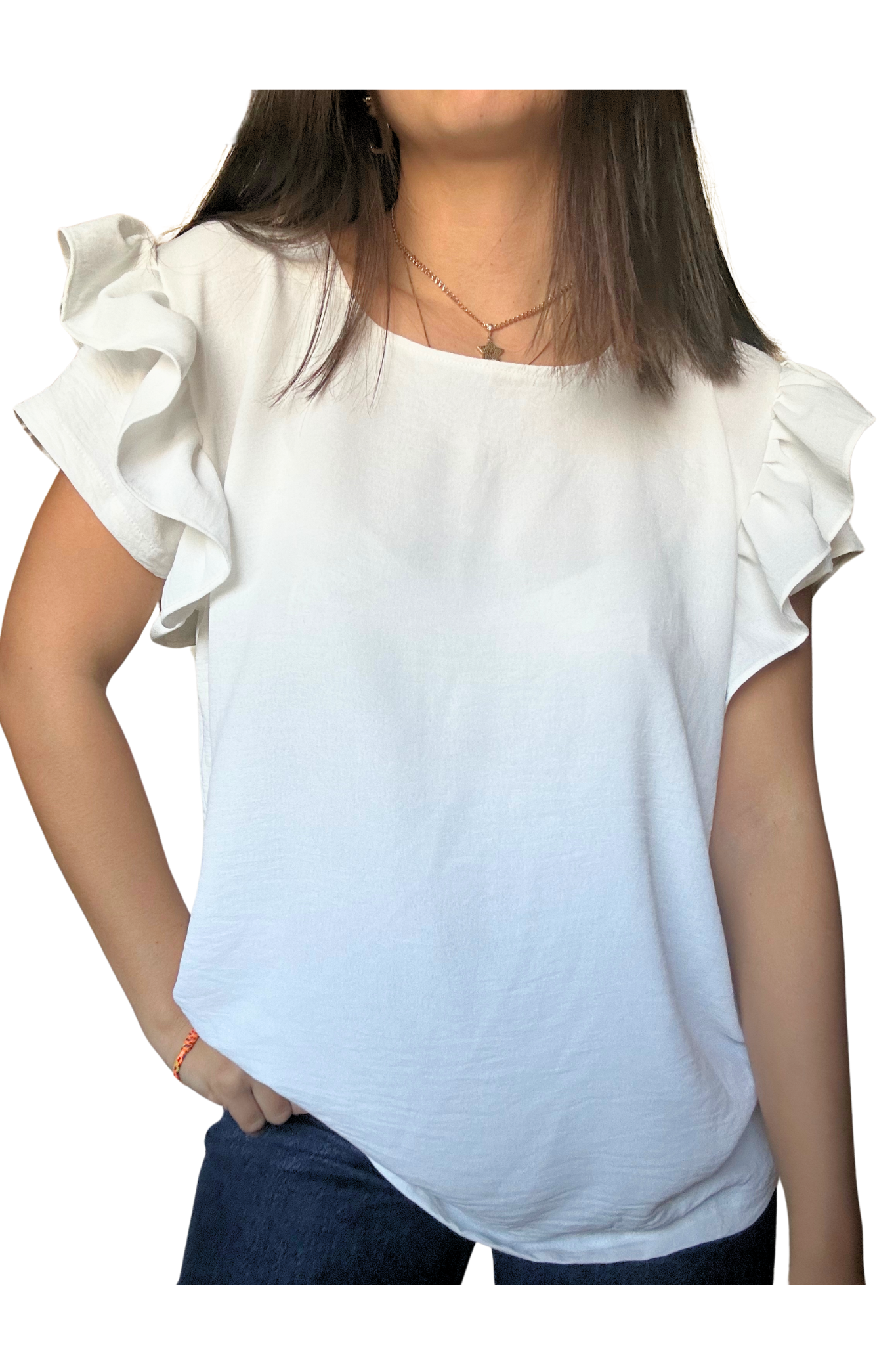 Polera Margarita Blanca