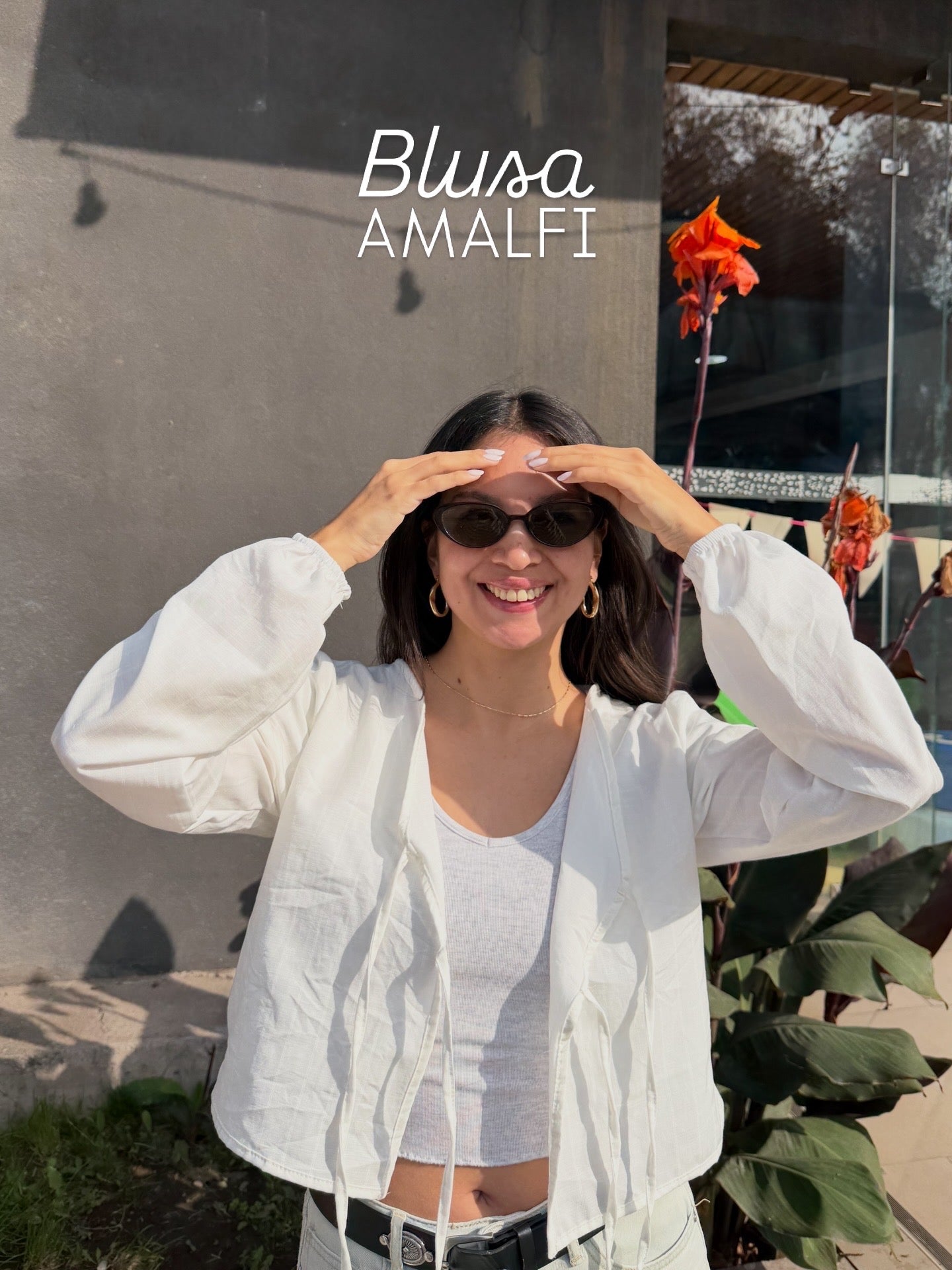 BLUSA BLANCA AMALFI