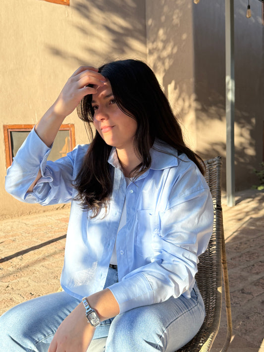 Camisa celeste