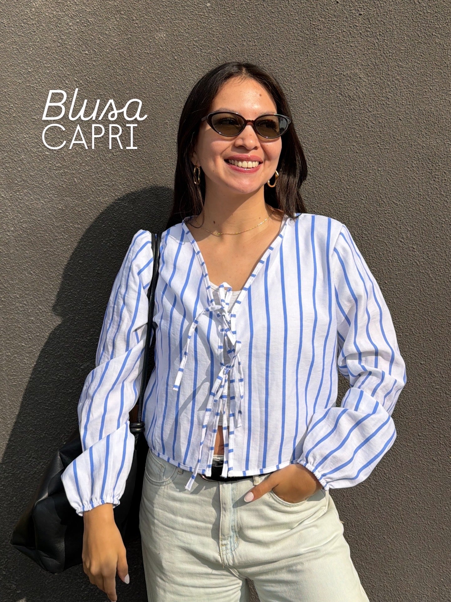 BLUSA CAPRI A RAYAS