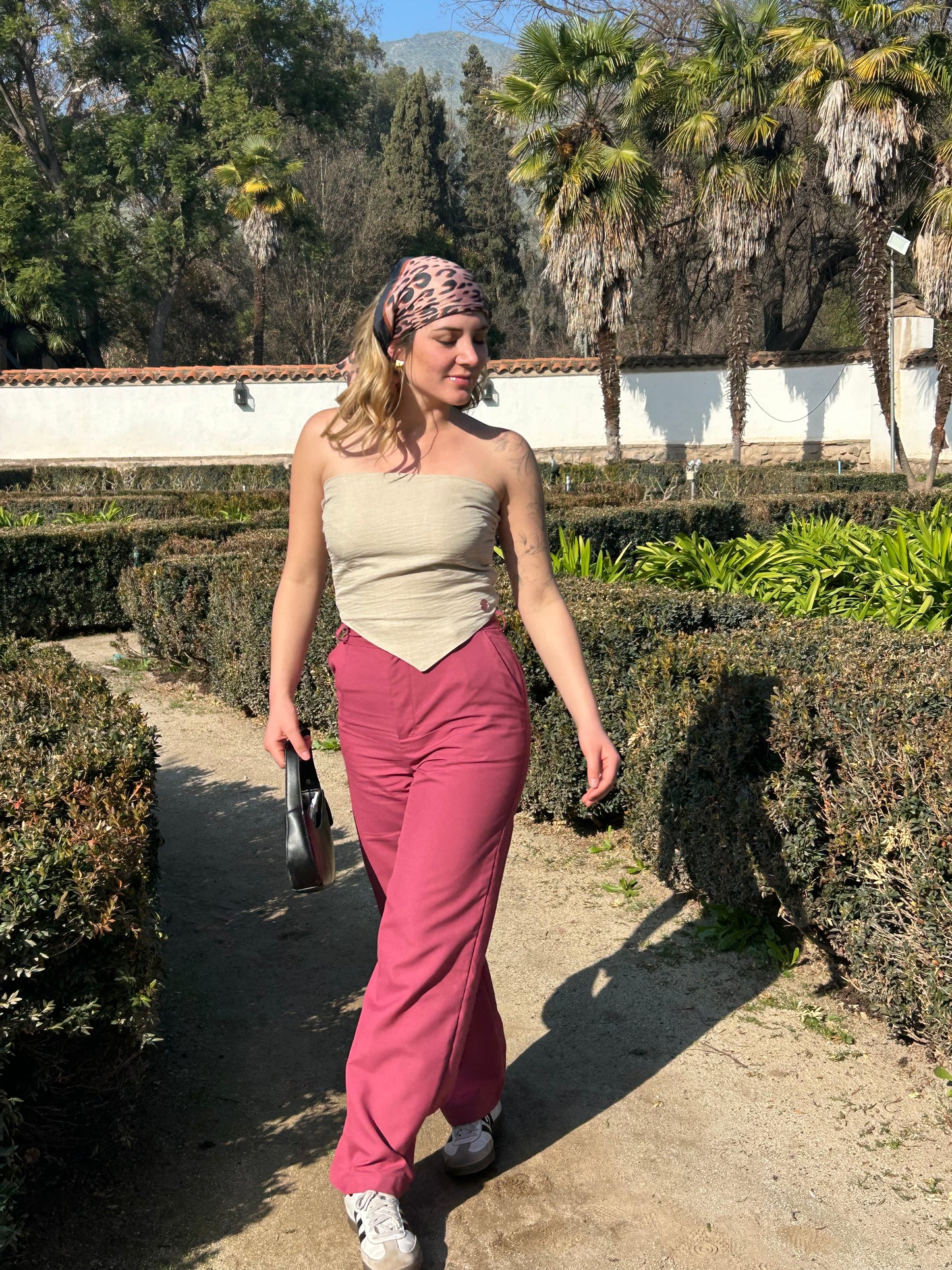 Top Strapless beige