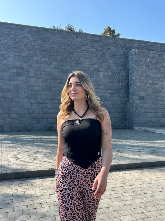 Top Strapless negro