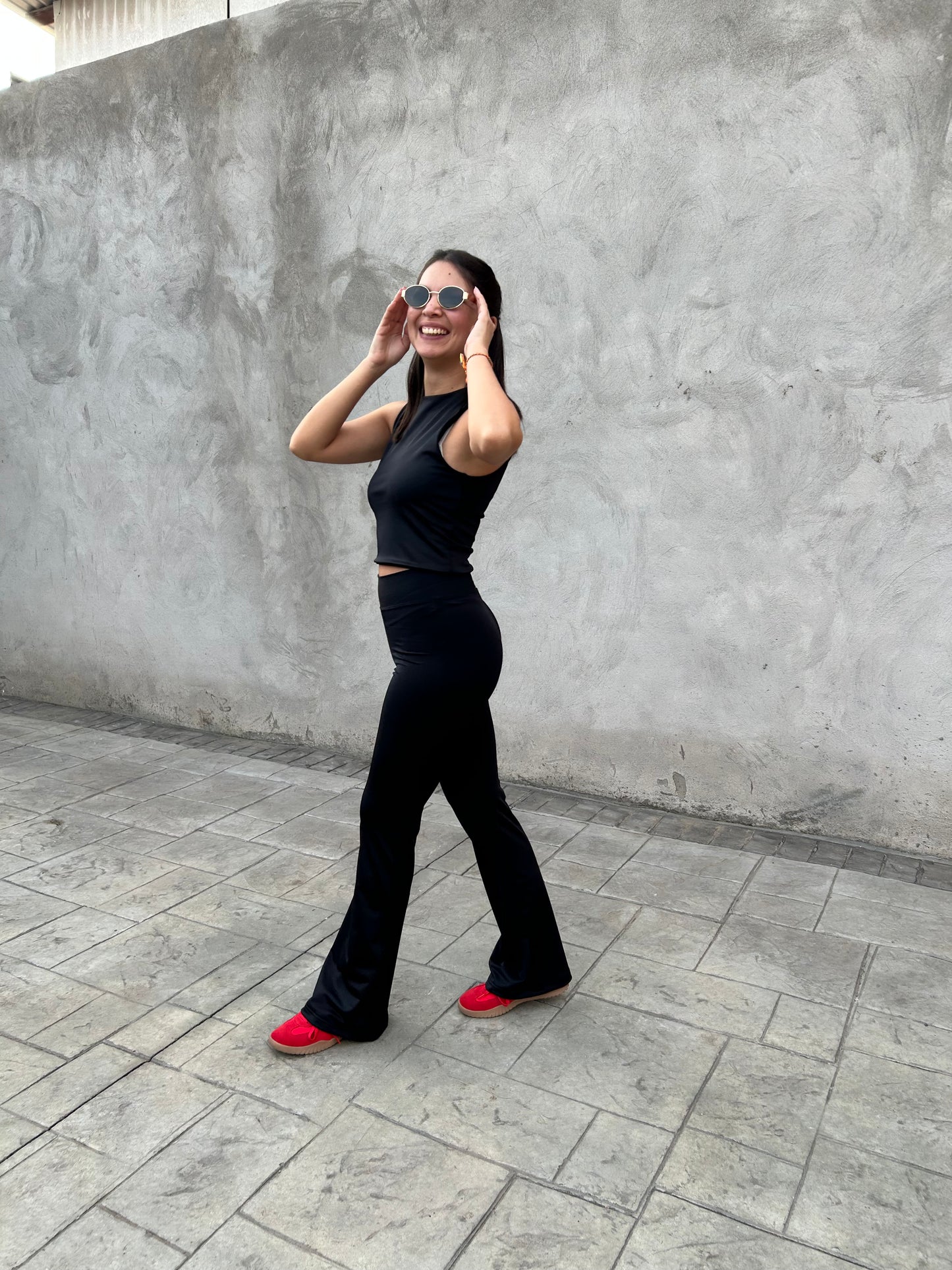 Top Halter Lune Negro