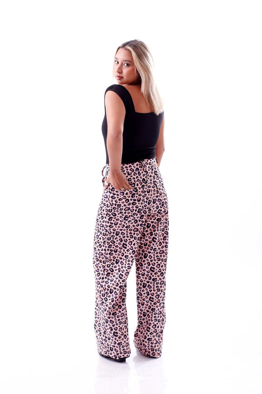 Pink Cheetah Pants